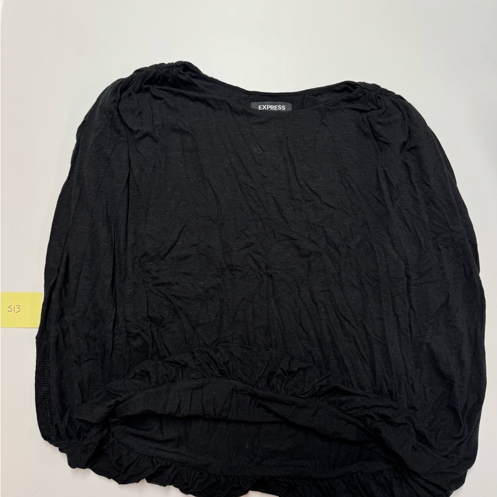 Express Women's Elegant Black Blouse
